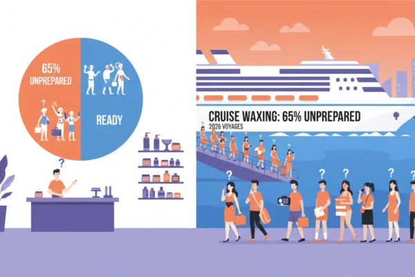 Cruise Waxing: 65% Unprepared for 2026 Voyages