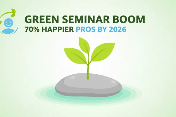 Green Seminar Boom: 70% Happier Pros by 2026
