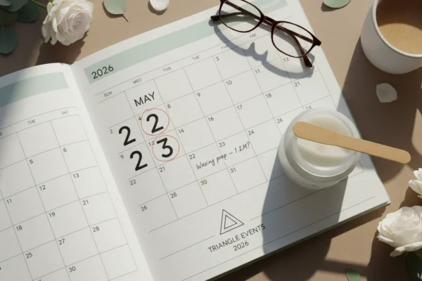 Triangle Events 2026: Waxing for 1.2 Million